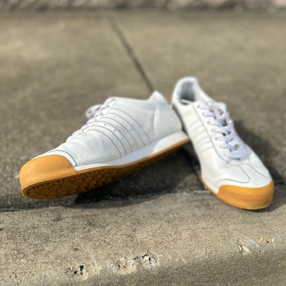 Adidas Samoa Classic Retro White Leather (Men’s 10) - Picture 14 of 14
